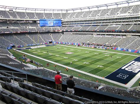  Seating view photos from seats at MetLife Stadium, section 233, row 1, home of New York Jets, New York Giants, New York Guardians. See the view from your seat at MetLife Stadium., page 1. 